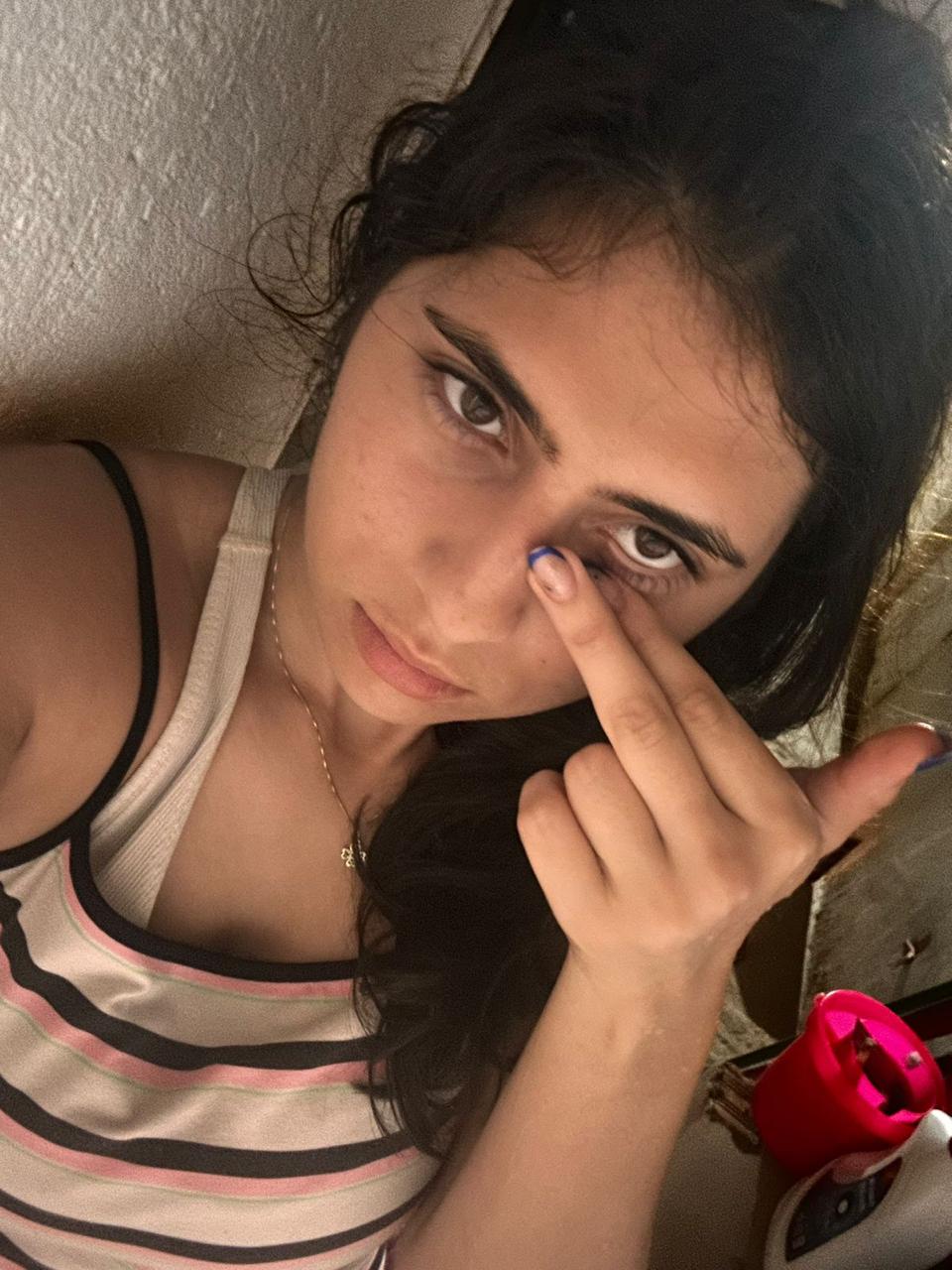Um momento espontâneo dela